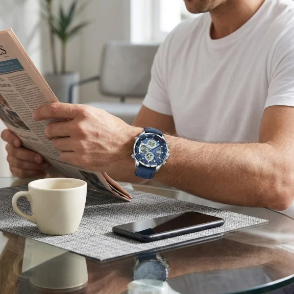 Poedagar E108 Original Luxury Chronograph Men's Watch