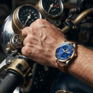 Poedagar 978 Original Men Watch Luminous Waterproof Leather