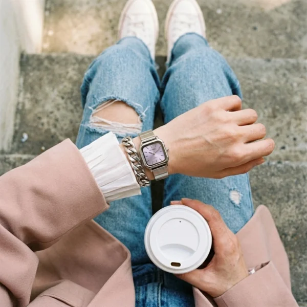 MSTAINQ MQ008 Luxury Square Ladies Quartz Watch