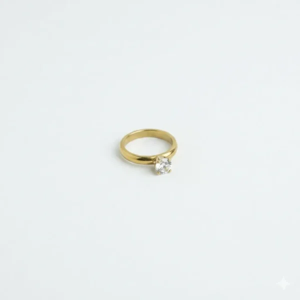18K Gold Plated Stainless Steel Ring