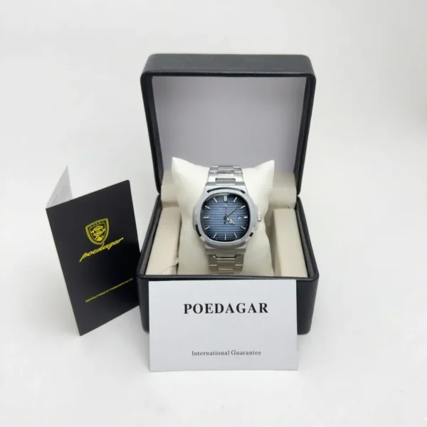 Poedagar 613 Original Stainless Quartz Men Watch Waterproof