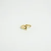 18K Gold Plated Nail Design Unisex Designer Statement Ring