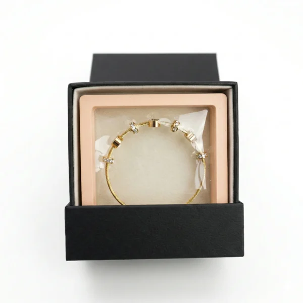 18K Gold Plated Magnetic Lock Bracelet