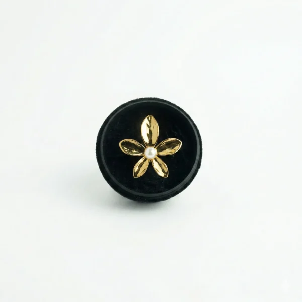 18K Gold Plated Pearl Flower Studs with Novora Gift Box
