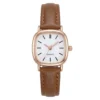 Luxury Rectangle Ladies Quartz Watch Leather