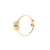 Daisy Opening 18k Gold Plated Stainless Steel Ring