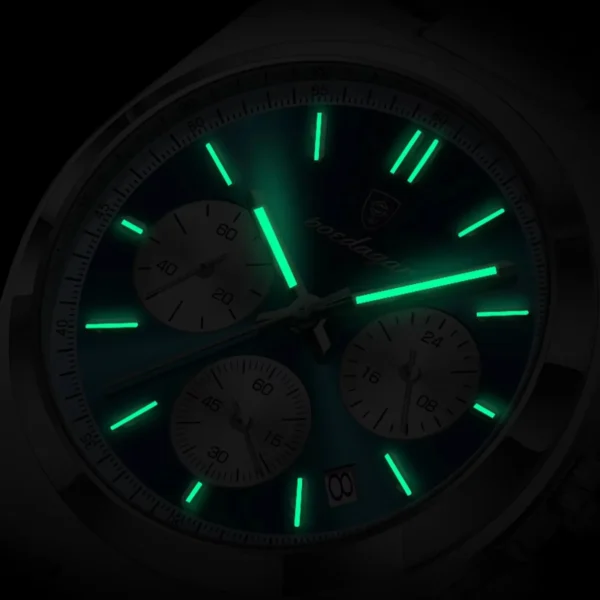 Poedagar Original Men Watch Quartz Waterproof Luminous