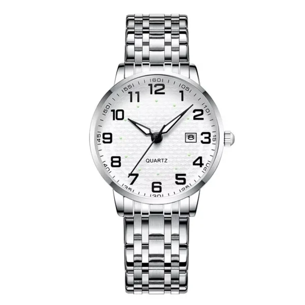 MSTIANQ MSQ49 Couple Quartz Watch Stainless Steel