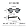 Korean Niche Polarized Sunglasses Black