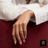 Gold Stainless Steel Mariner Link Adjustable Ring