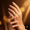 Geometric Star Adjustable Celestial Ring Silver