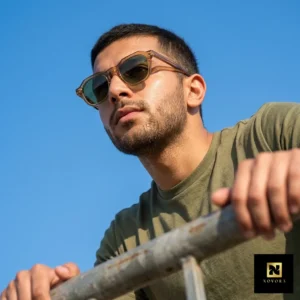 Korean Niche Polarized Sunglasses Olive Green