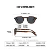 Korean Niche Polarized Sunglasses Demi Black