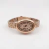 Small Oval Dial Quartz Fashion Watch rose gold