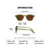 Korean Niche Polarized Sunglasses Olive Green