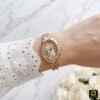 Small Oval Dial Quartz Fashion Watch rose gold