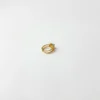 Pearl Clover Halo Gold Double-Band Rings Gold