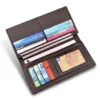 Vintage Woven Pattern Long PU Wallet