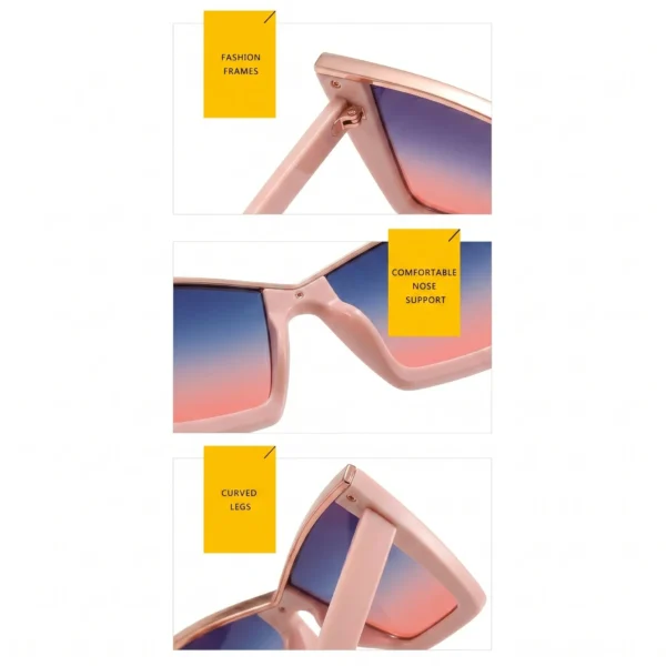 Imported Retro Cat Eye UV400 Shades White
