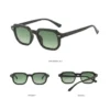 Polygonal Green lens UV400 Sunglasses