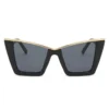 Imported Woman Retro Cat Eye UV400 Shades Black