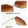 Imported Luxury Women Oversized UV400 Sunglasses.