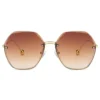 Imported Luxury Women Oversized UV400 Sunglasses.