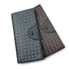Vintage Woven Pattern Long PU Wallet