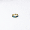 Gold Stainless Steel Adjustable Heart Enamel Ring