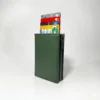 The Meridian Pop-Up Trifold | RFID-Blocking Microfiber Wallet Green