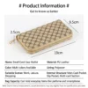 Elegant Stone Pattern Wallet Off White