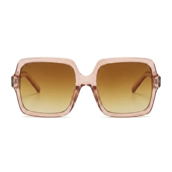Imported Woman Oversized Square UV400 Sunglasses Pink
