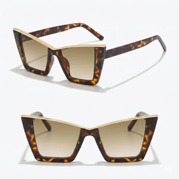 Imported Woman Retro Cat Eye UV400 Shades Tortoise