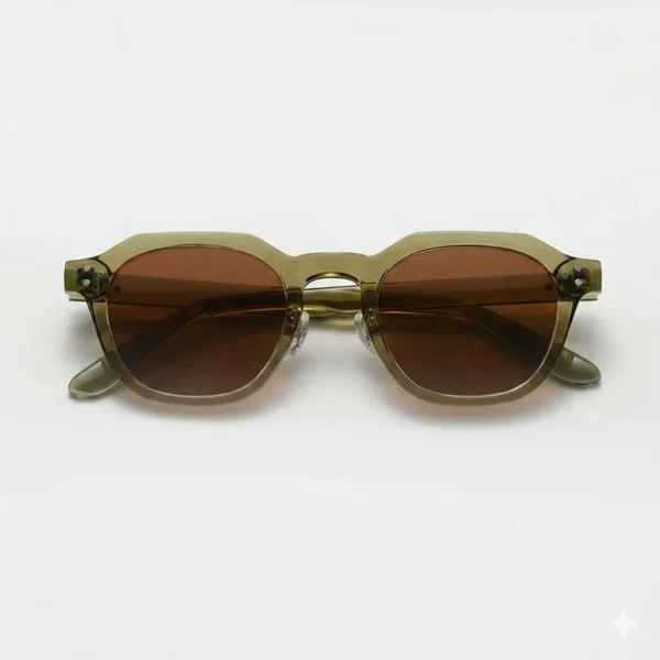 Korean Niche Polarized Sunglasses Olive Green