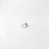 Sunburst Teardrop Halo Statement Ring Silver