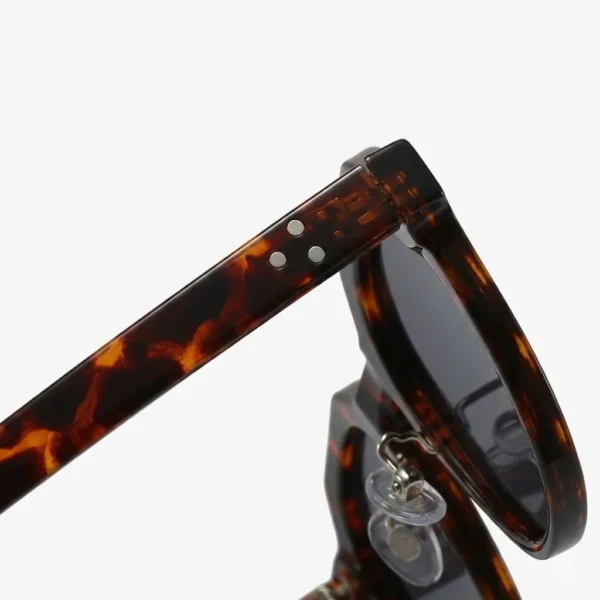Korean Niche Polarized Sunglasses Demi Black