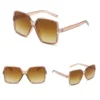 Imported Woman Oversized Square UV400 Sunglasses Pink