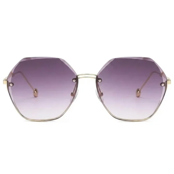 Imported Luxury Women Oversized UV400 Sunglasses Blue
