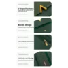 Korean Style Slim PU Leather Long Wallet Grey