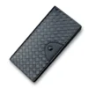 Vintage Woven Pattern Long PU Wallet