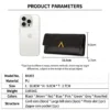 Korean Style Slim PU Leather Long Wallet Black