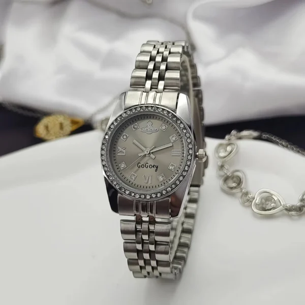 Luxury Women Business Round Quartz Watch