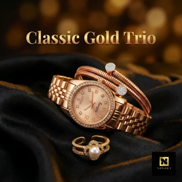 Classic Gold Trio Timeless Elegance Collection