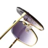 Imported Luxury Women Oversized UV400 Sunglasses Blue