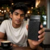 The Meridian Pop-Up Trifold | RFID-Blocking Microfiber Wallet Carbon Fiber