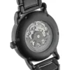 Modern Automatic Skeleton Dial Watch BLACK