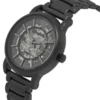 Modern Automatic Skeleton Dial Watch BLACK