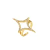 Geometric Star Adjustable Celestial Ring Gold