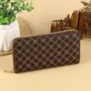 Elegant Stone Pattern Wallet Brown