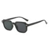 Polygonal Black UV400 Sunglasses